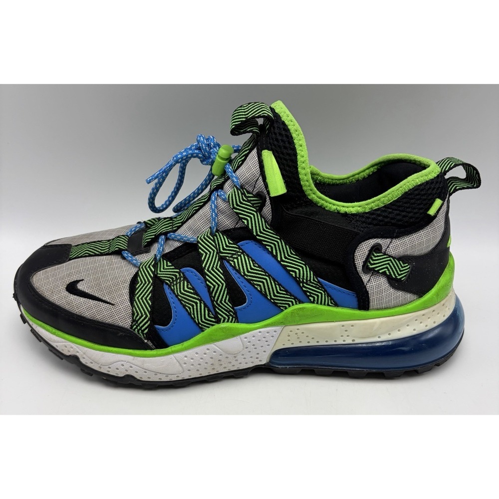 Nike Air Max 270 Bowfin Mens 9.5 Sneakers AJ7200-002 Gray Shoes Casual